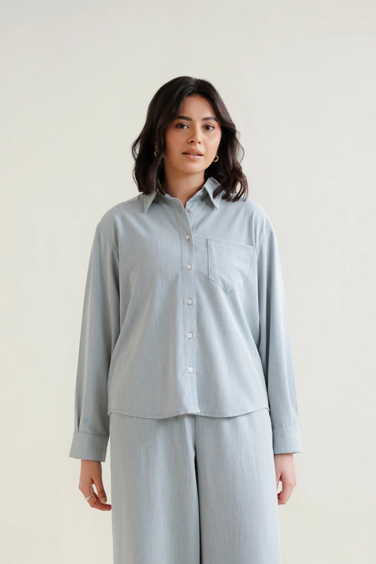 Relaxed Fit Button Down Shirt