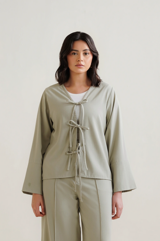 Front Tie Blouse