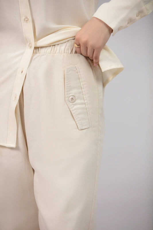 Linen Pull-on Trousers