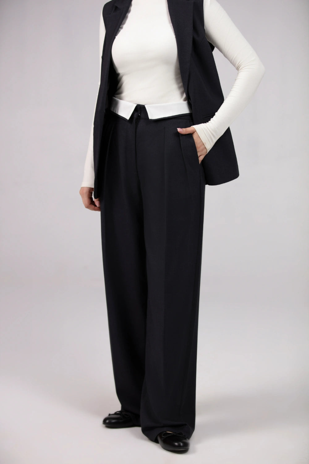 Turnover Waist Pants