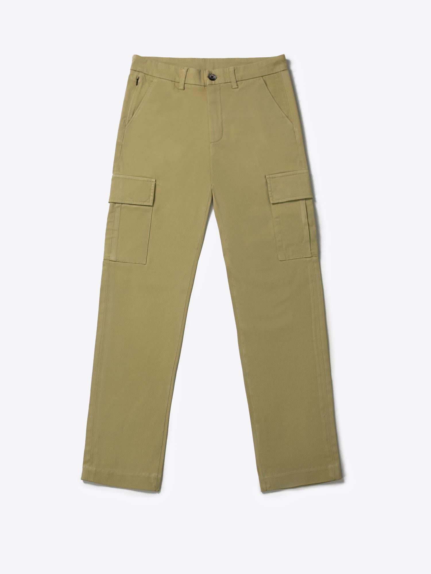 Lime Yellow Cargo Pockets Slim Fit Chino Pants – Raiment61