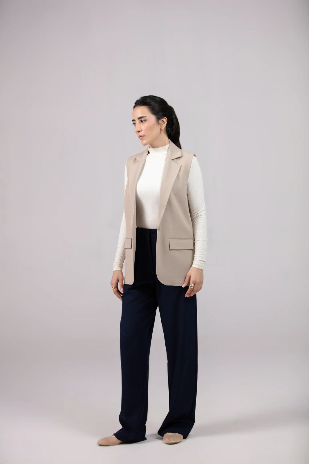 Women's Sleeveless Blazer