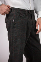 Formal Pants for Men - Windowpane