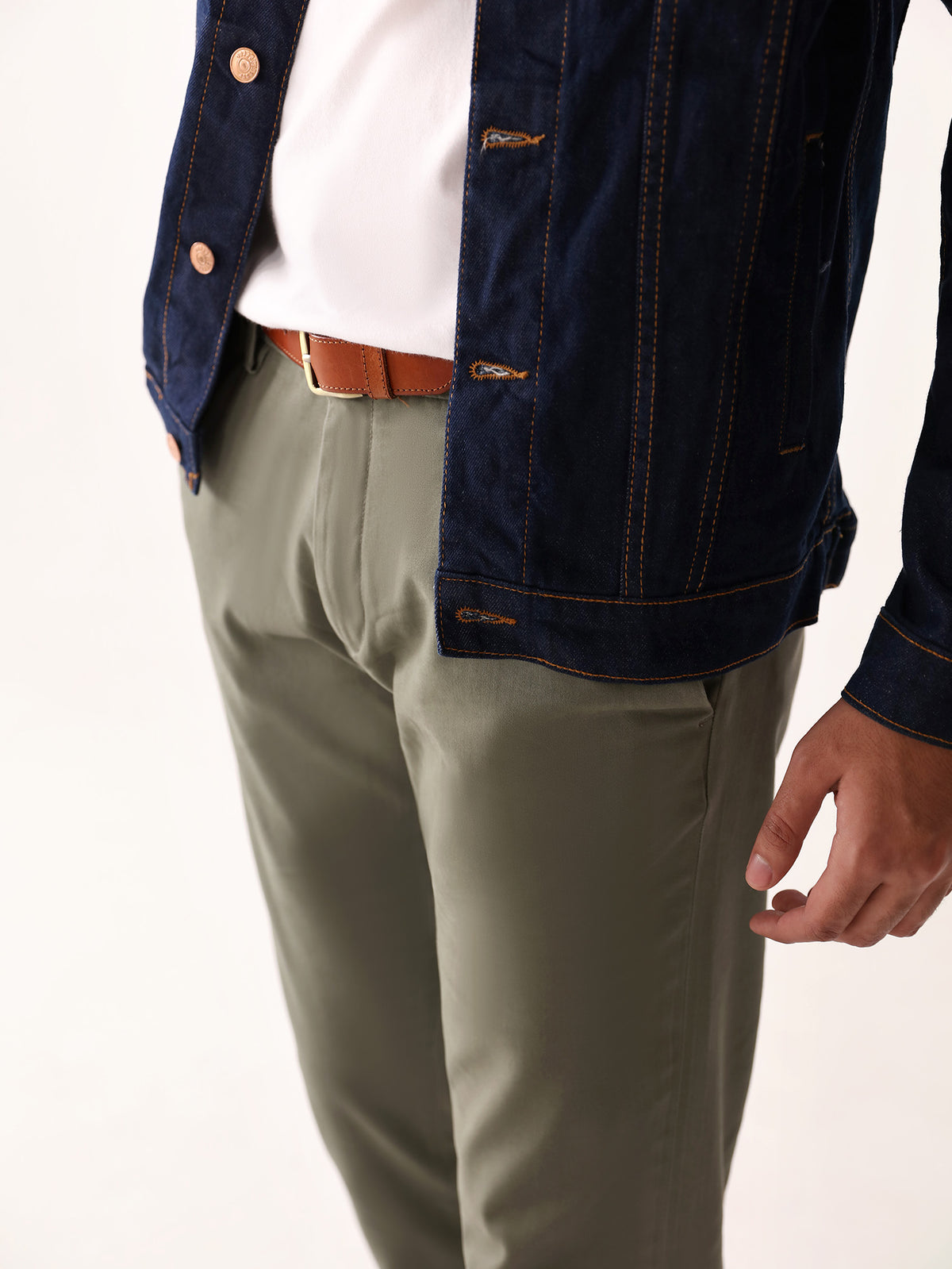 Olive Slim Fit Chino-thumbmail-3