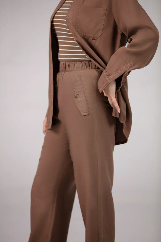 Linen Pull-on Trousers