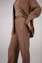Linen Pull-on Trousers
