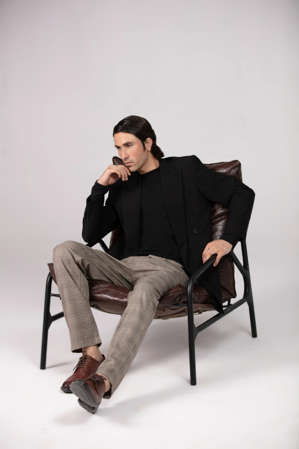 Formal Pants for Men - Glen Check