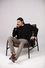 Formal Pants for Men - Glen Check