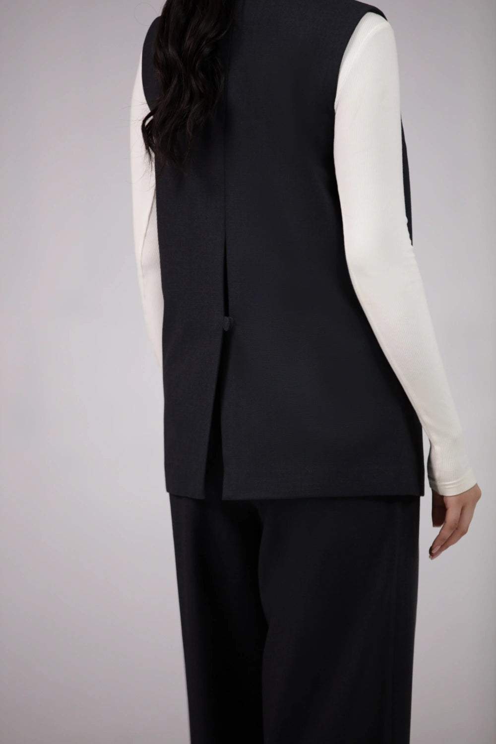 Women's Sleeveless Blazer-thumbmail-4