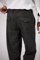Formal Pants for Men - Windowpane