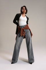 Straight Fit Jeans - Grey