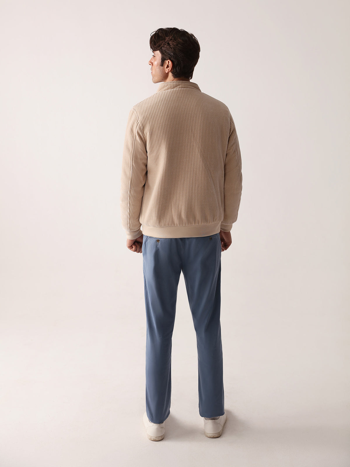Marine Blue Slim Fit Chino Pants-thumbmail-8