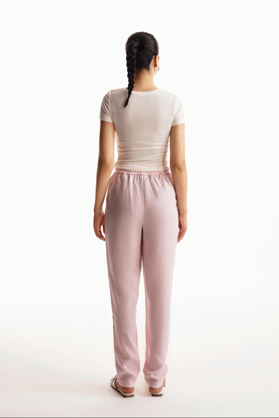 Pink Paper Bag Waist Trousers-thumbmail-5