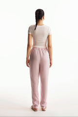 Pink Paper Bag Waist Trousers