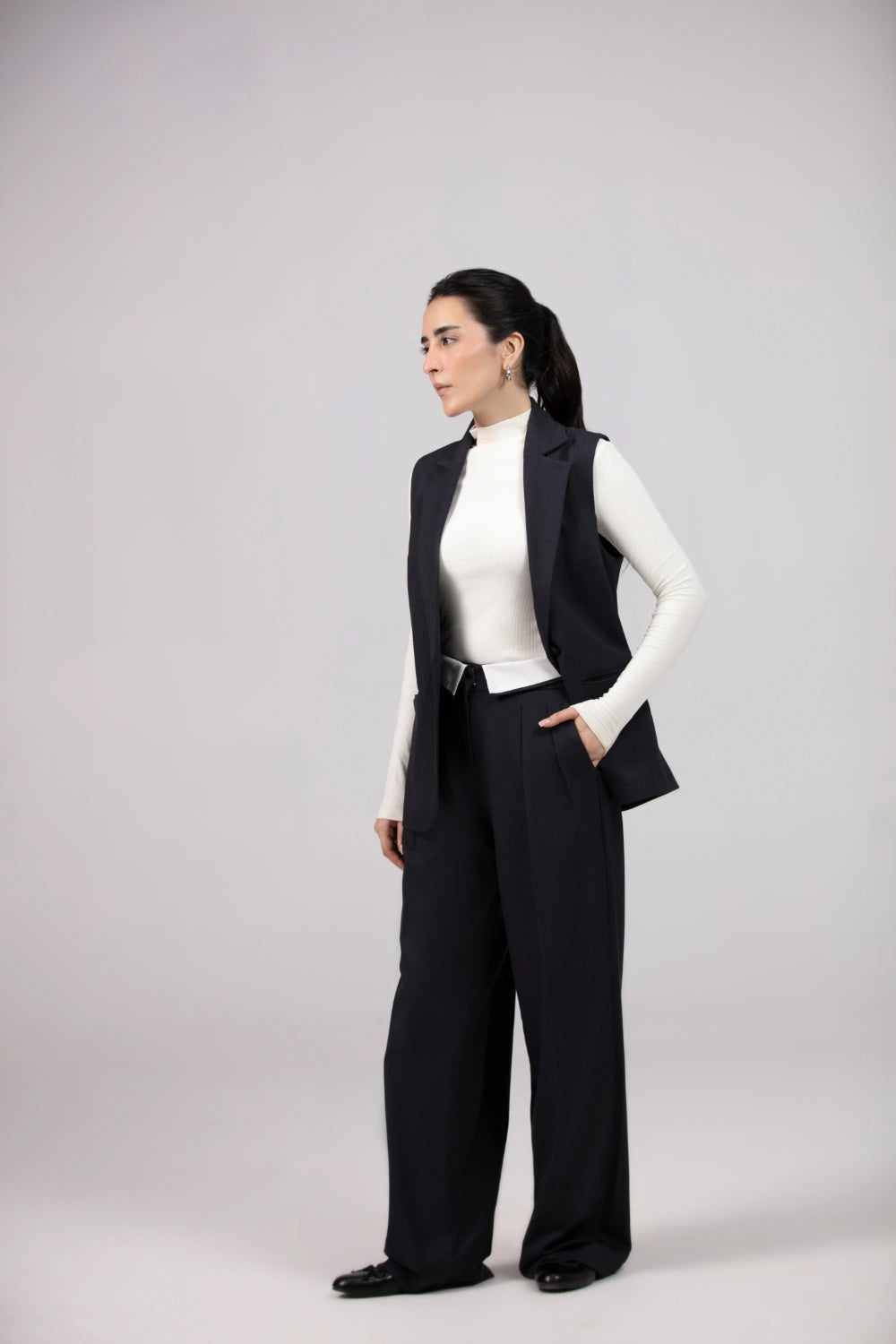 Women's Sleeveless Blazer-thumbmail-5