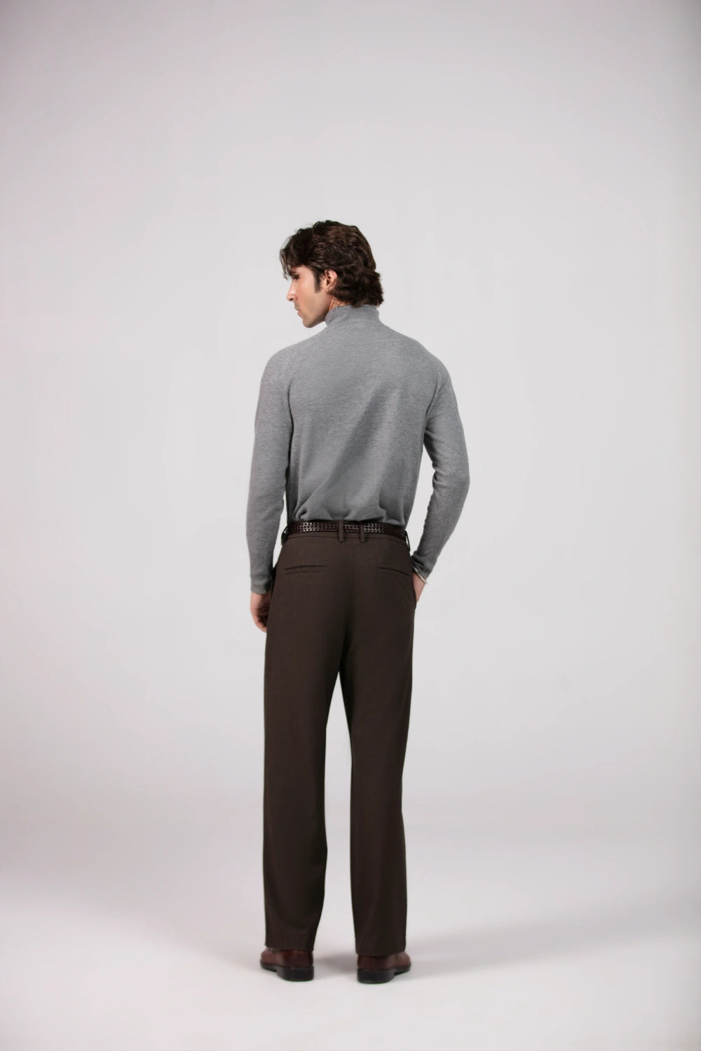 Wide Leg Pants for Men - Double Pleats-thumbmail-4