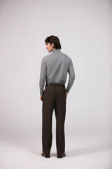 Wide Leg Pants for Men - Double Pleats