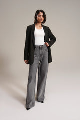 Straight Fit Jeans - Grey