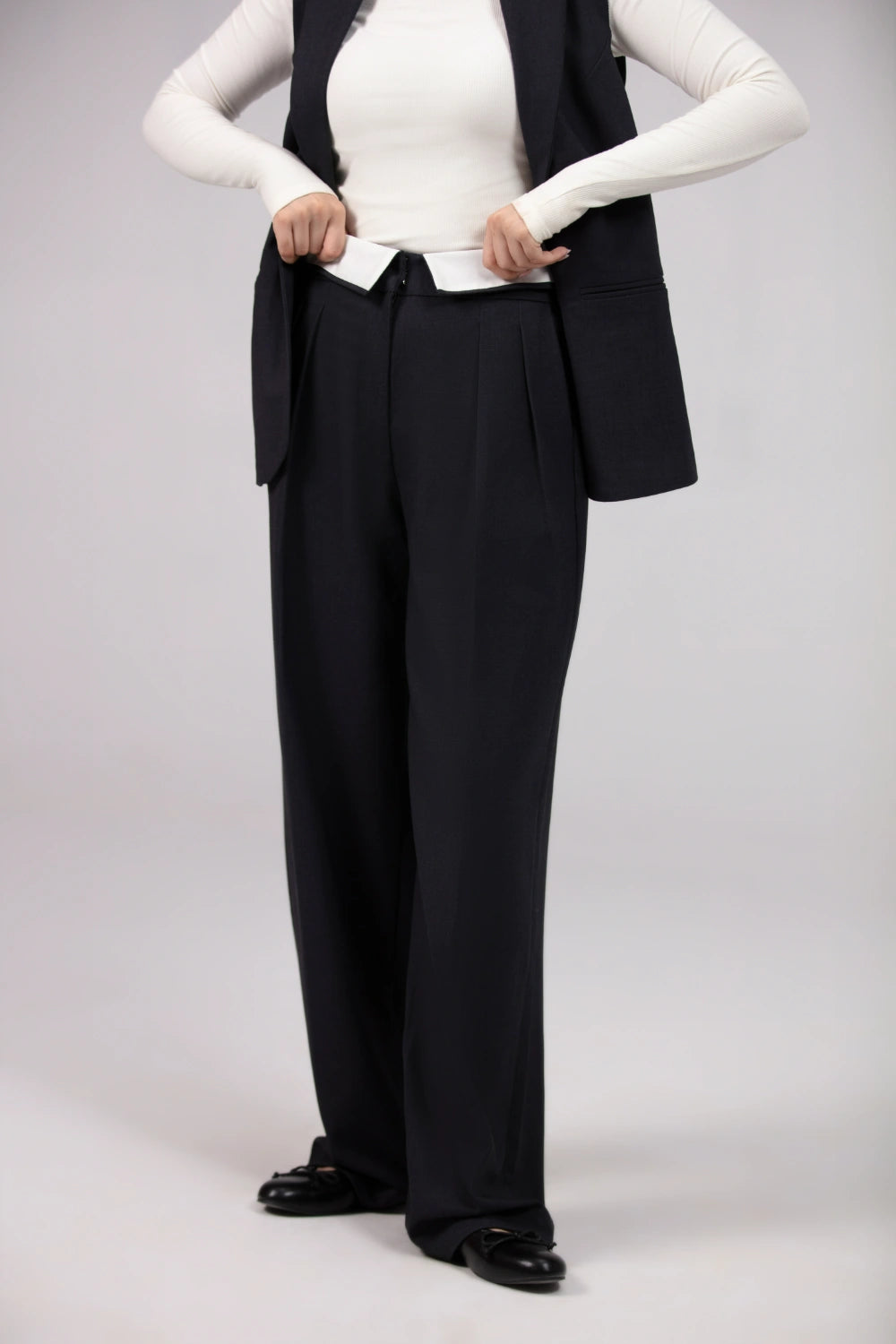 Turnover Waist Pants-thumbmail-4