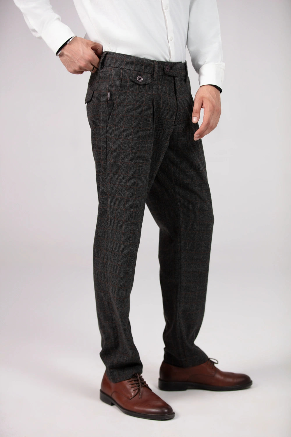 Formal Pants for Men - Windowpane-thumbmail-5