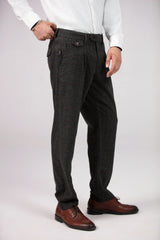 Formal Pants for Men - Windowpane