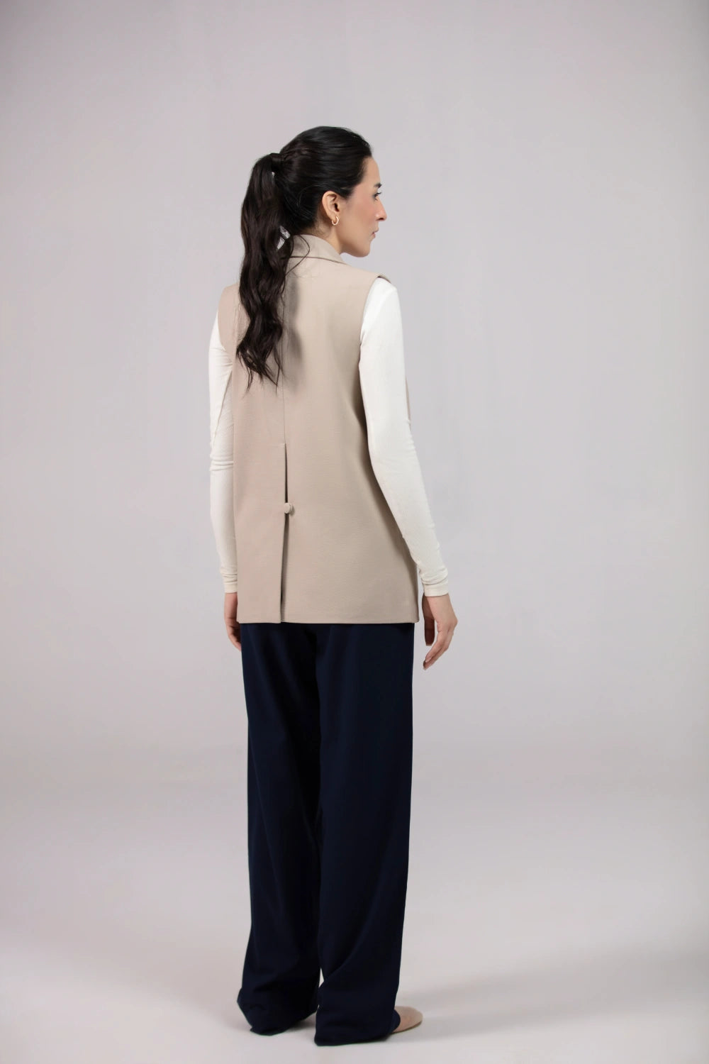 Women's Sleeveless Blazer-thumbmail-5