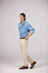 Men's Chino Pants - Turnover Hem