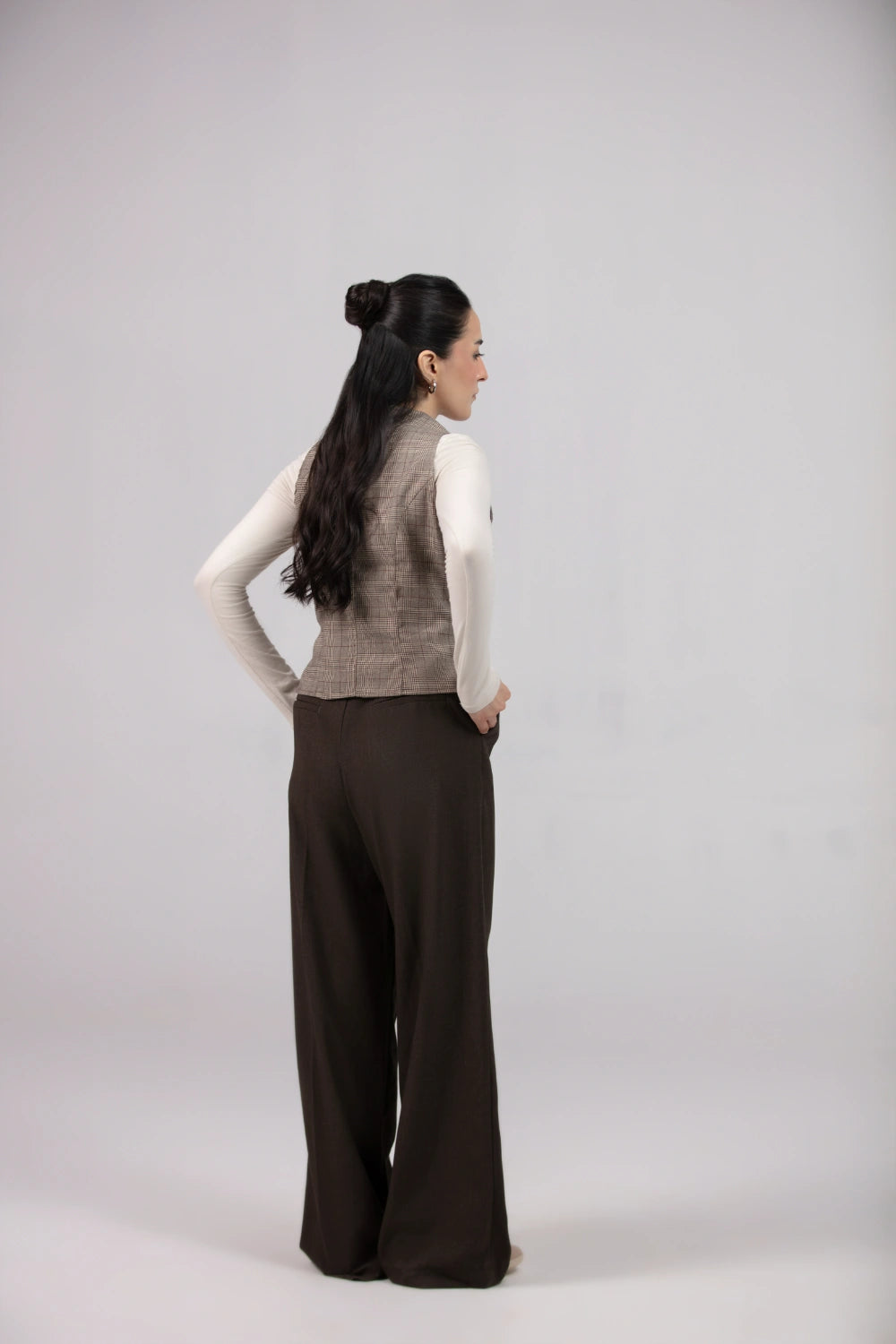 Glencheck Waist Top-thumbmail-5