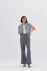 BeltlessBootcutPants-Grey
