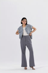 BeltlessBootcutPants-Grey