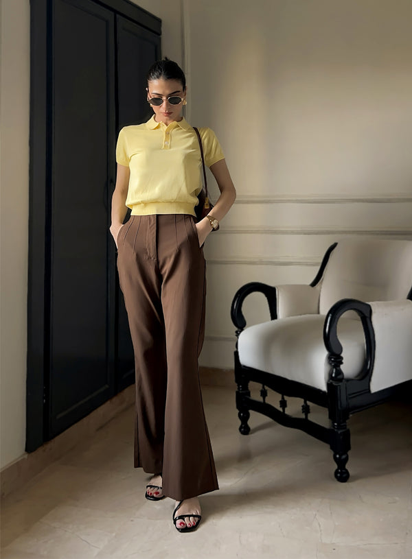 Beltless Bootcut Pants extra image
