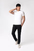 black men's slim fit chino pants