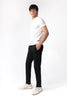 black men's slim fit chino pants