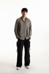 black cargo pants baggy
