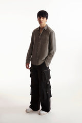 black cargo pants baggy