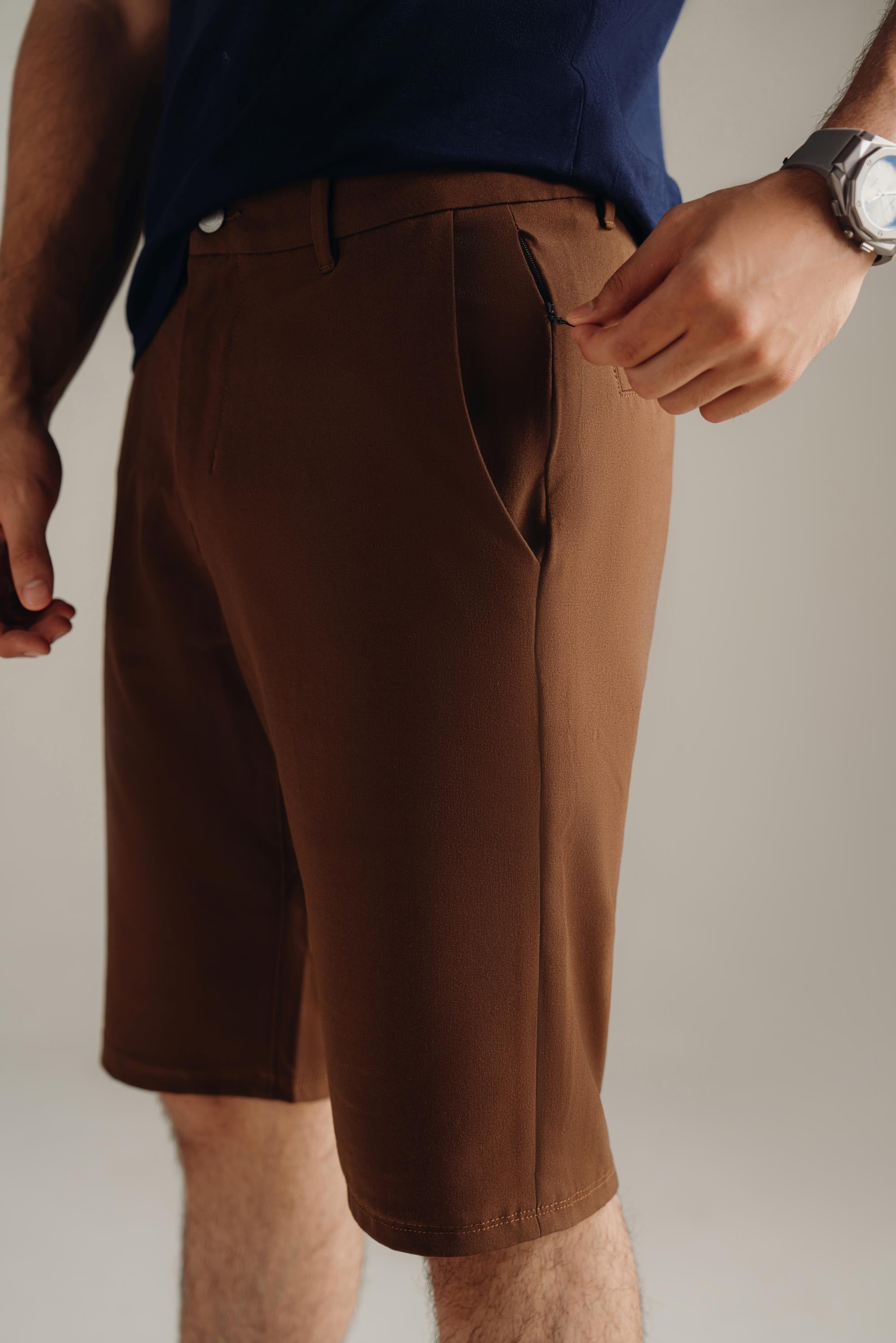 Brown Multipurpose Shorts