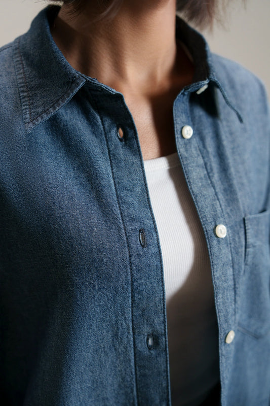 Button Down Denim Shirt