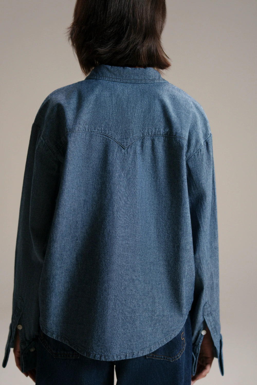 Button Down Denim Shirt-thumbmail-5