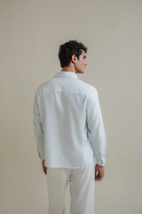 Sky blue Button down shirt