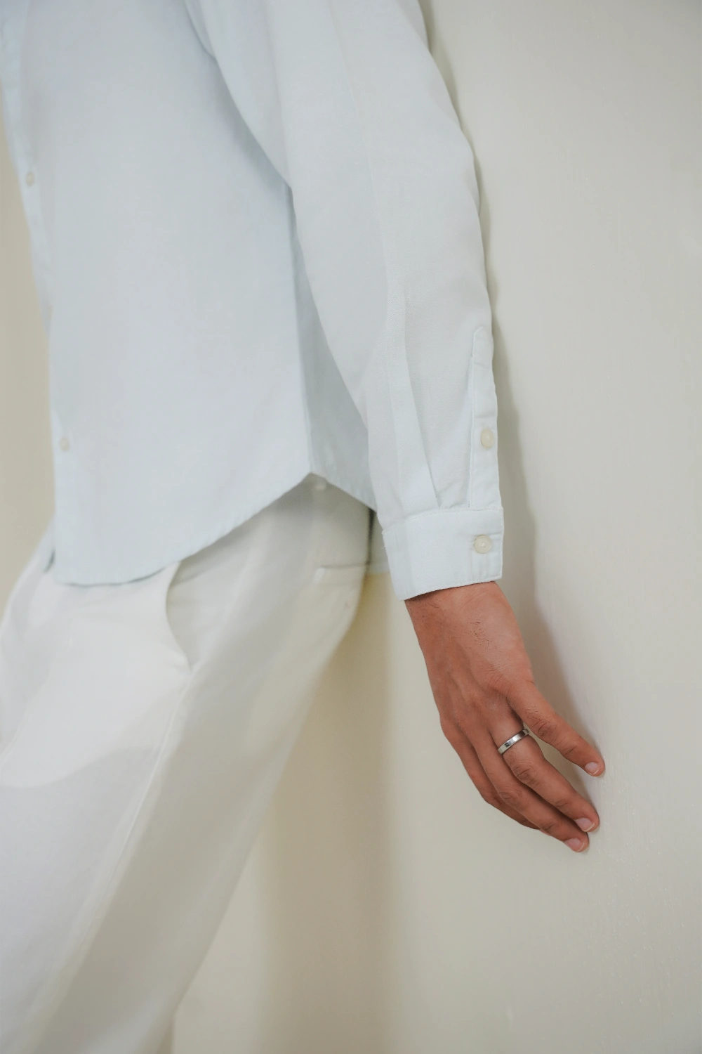 Sky blue Button down shirt-thumbmail-5