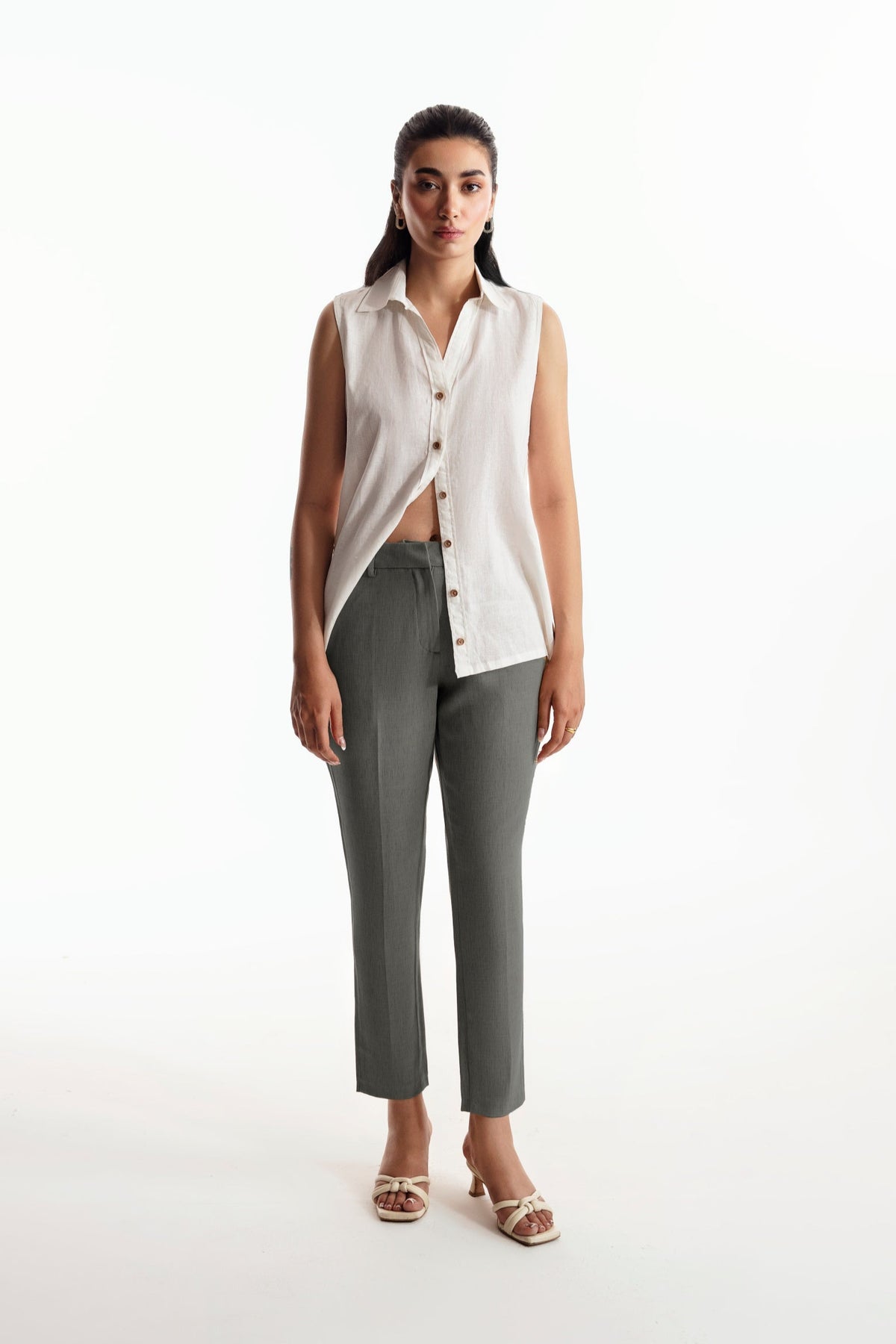 Grey Slim Ankle Grazer