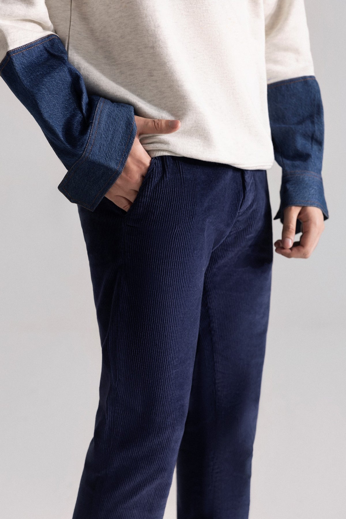 Corduroy Straight Fit Pants