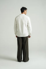 Experimental Wide Leg Pants Moss