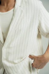 Lapel Collar Loose Fit Shirt