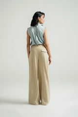 Studio Wide Leg Pants - Latte