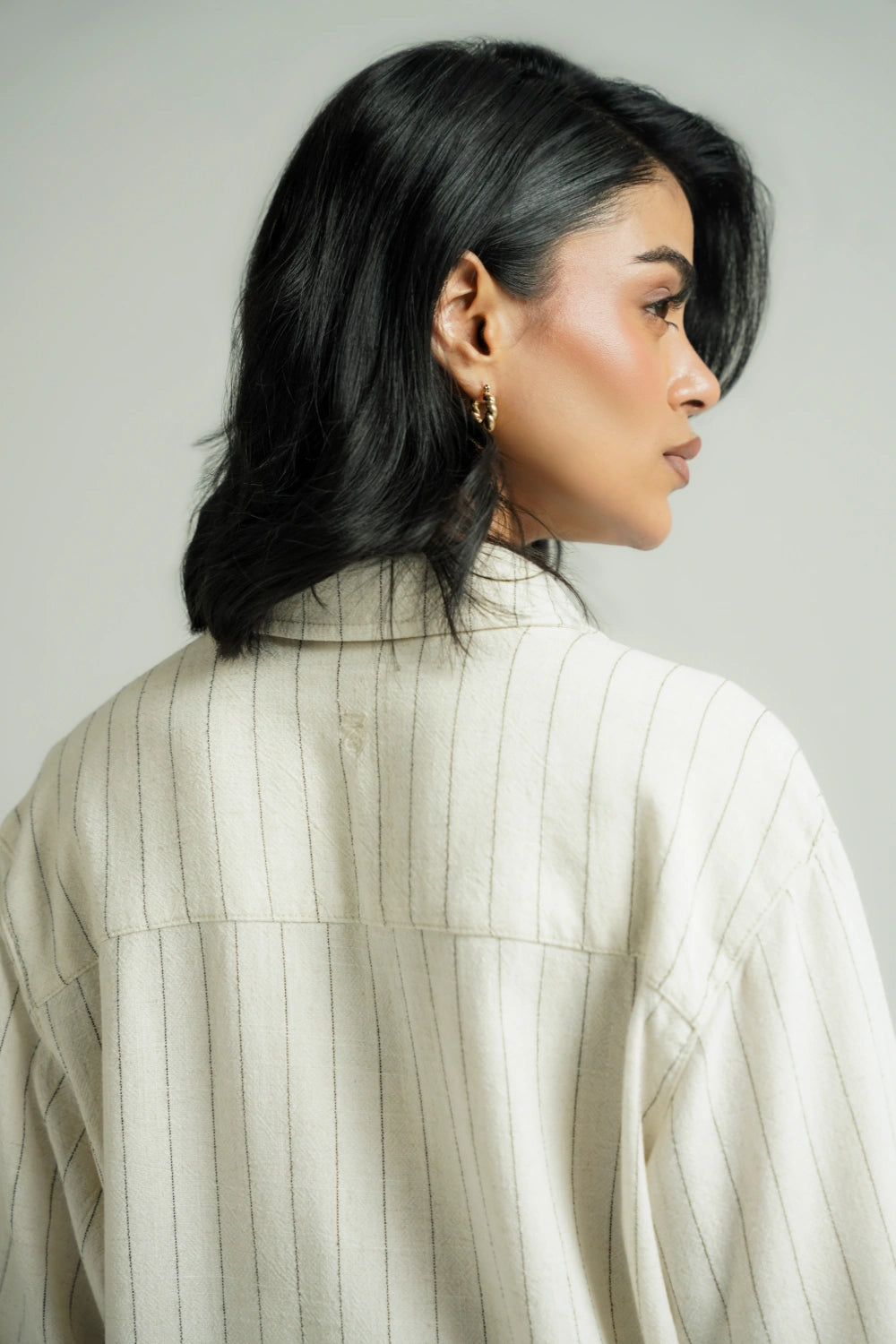 Pinstripe Button Down Shirt-thumbmail-7