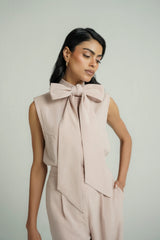 Pink Bow Tie Set