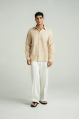 Regular Fit Shirt Beige