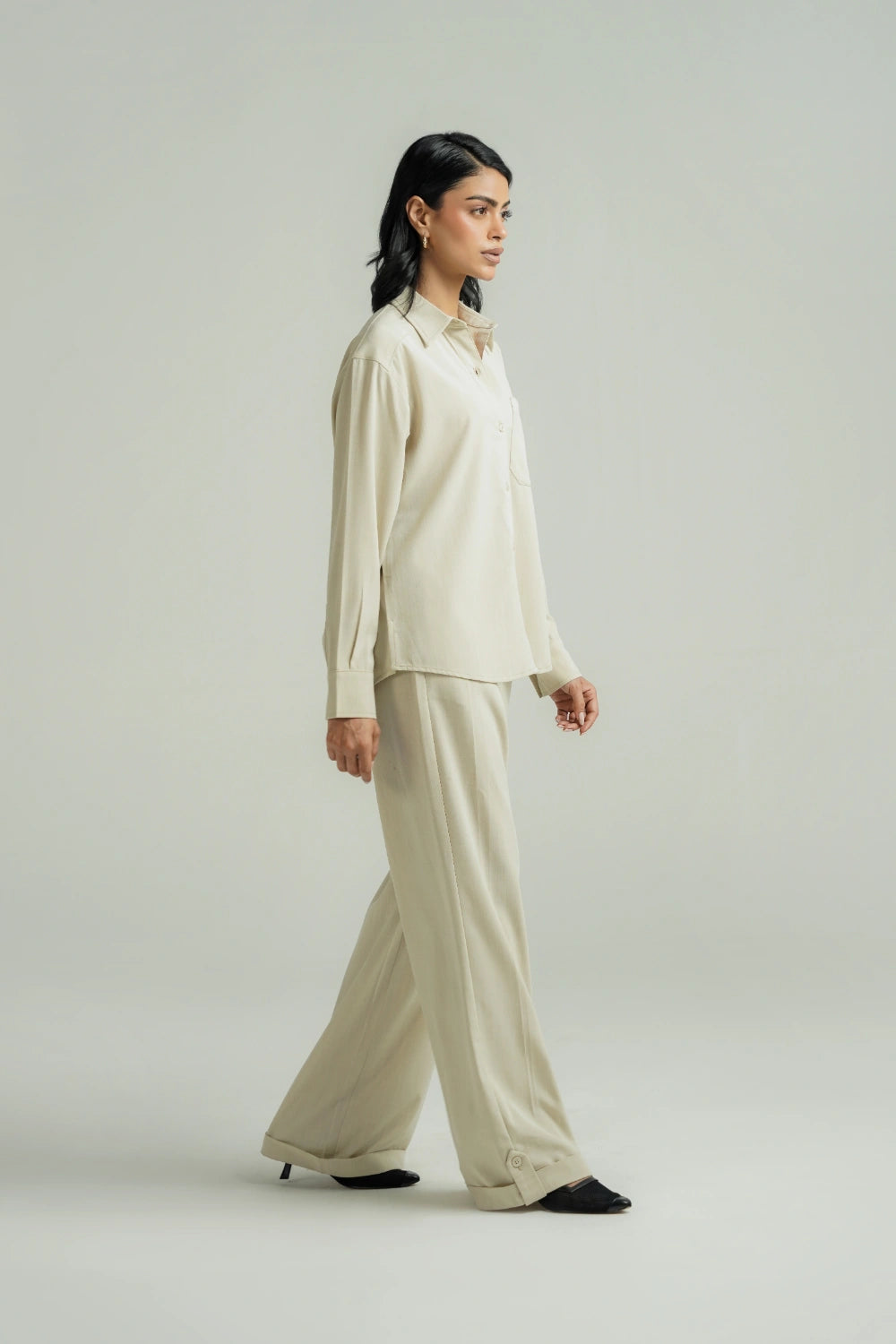 Turnover Hem Trousers-thumbmail-3