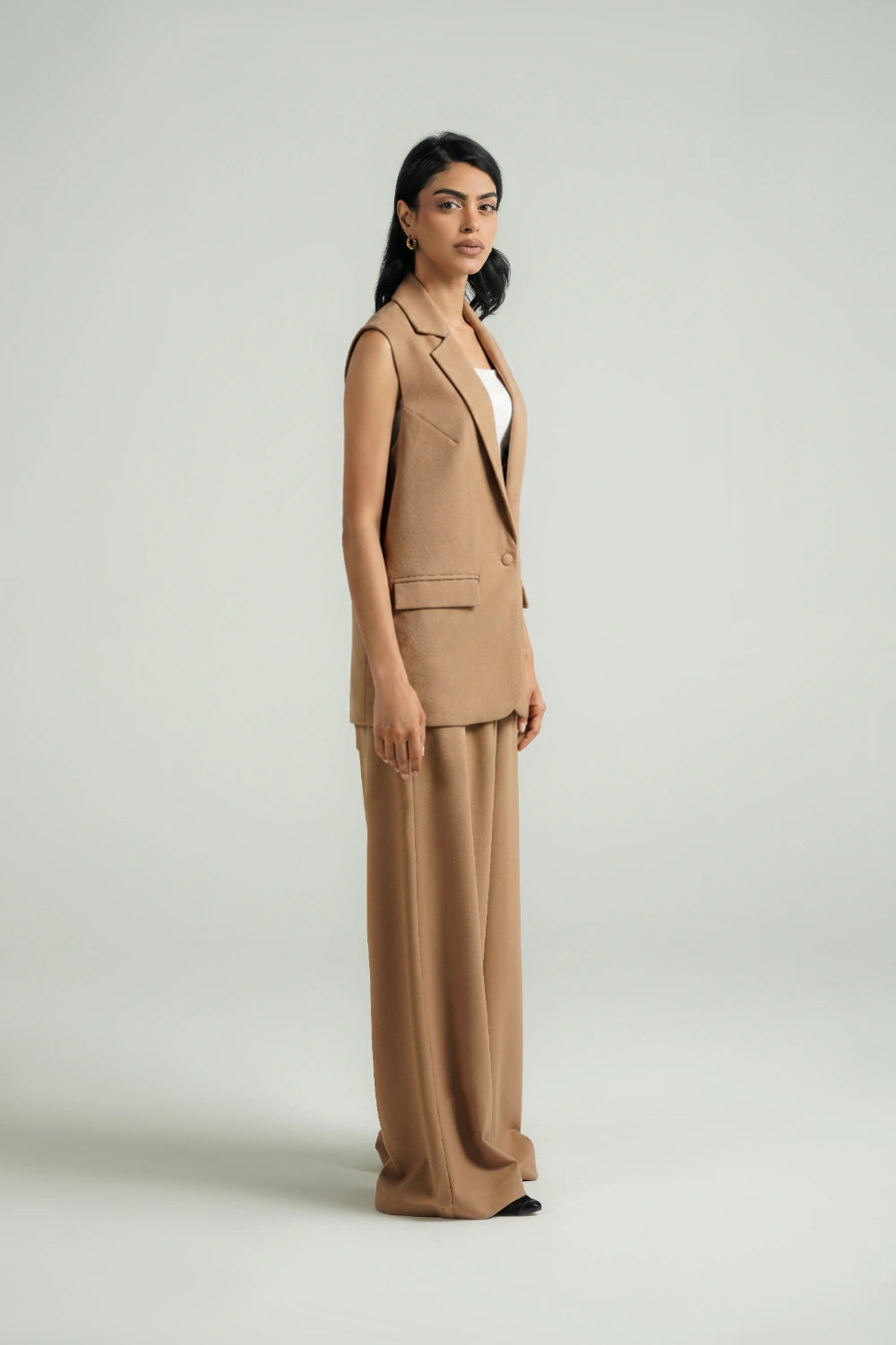 Women's Sleeveless Blazer-thumbmail-4